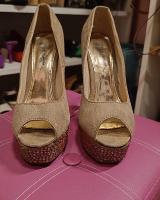 scarpe décolleté aperte davanti 