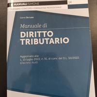 Manuale di diritto tributario - Simone - De Luca