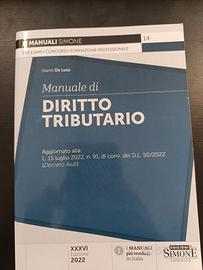 Manuale di diritto tributario - Simone - De Luca