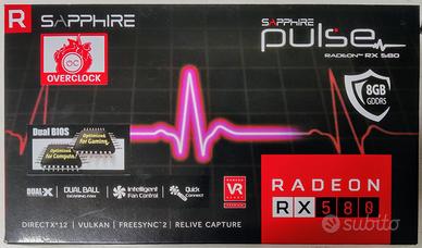 GPU Amd Sapphire 8GB RX580 PULSE