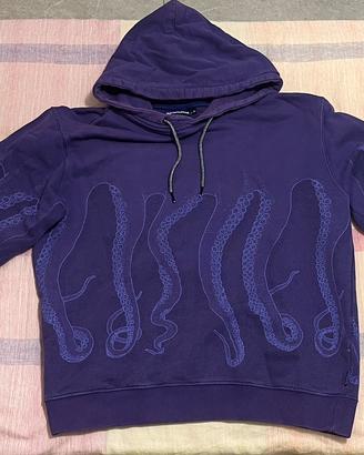Felpa Octopus Purple/Viola Tono su Tono