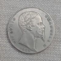 Monete da 5 lire V.E ll 1859. 1873 e 1874