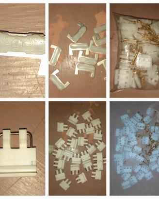 Lotto di accessori x bastoni in alluminio x tende