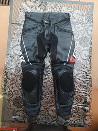 pantaloni moto 52 dainese uomo in pelle