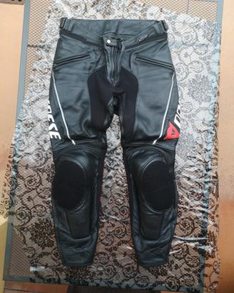 pantaloni moto 52 dainese uomo in pelle