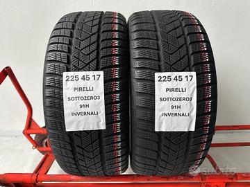 2 gomme 225 45 17 PIRELLI INVERNALI