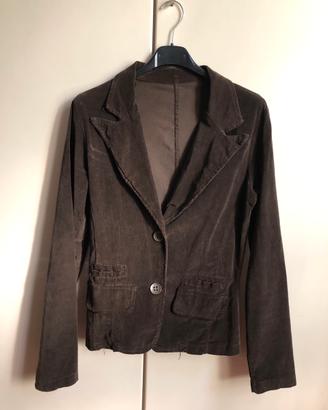 Giacca velluto marrone