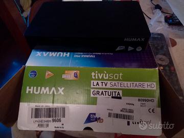 Decoder satellitare Humax 6800 certificato Tivusat