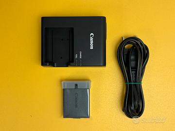 Kit batteria Canon LP-E10 con caricabatterie