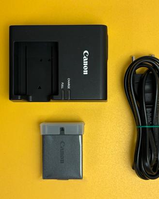 Kit batteria Canon LP-E10 con caricabatterie