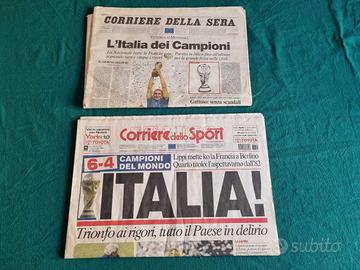 Italia campione del mondo 2006 (2 quotidiani)
