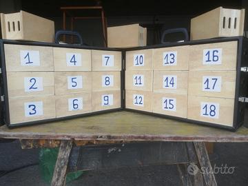 Cassetta per mostre canarini 