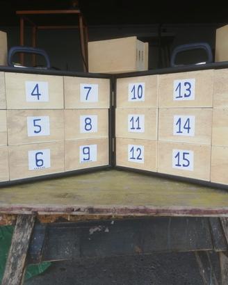 Cassetta per mostre canarini 
