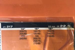 Catene da neve per camper 16mm