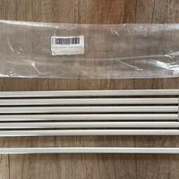 Astine bianche per tende