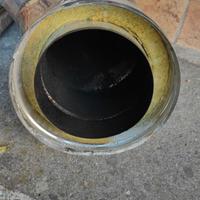 Curva coibentata per stufa a legna 