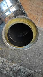 Curva coibentata per stufa a legna 