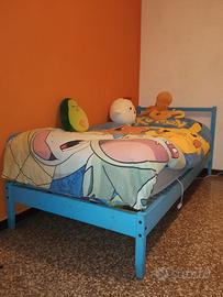 letto singolo Ikea con doghe