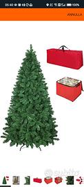 Albero di natale 2,10 mt