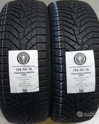 2 gomme 195 55 16 yokohama a41963