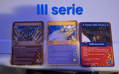 Lotto 57 carte dei gormiti