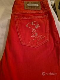 jeans donna rosso Iceberg taglia 31