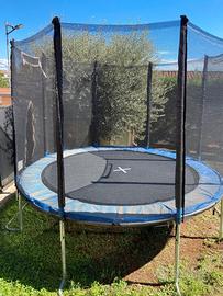 Trampolino Ultrasport giocare allenarsi divertirsi