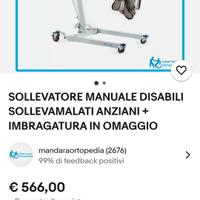nuovo sollevatore per disabili e anziani con imb