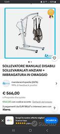 nuovo sollevatore per disabili e anziani con imb
