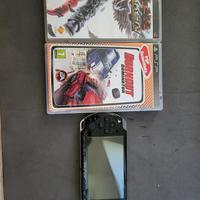 PSP con burnout dominator e tekken dark 