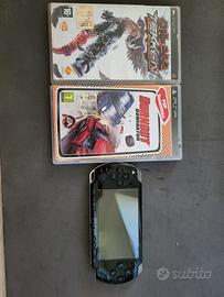 PSP con burnout dominator e tekken dark 