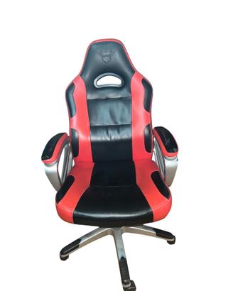 Sedia Gaming Ergonomica Rosso/Nera