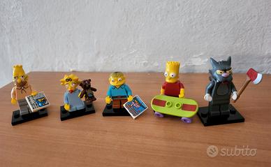 lotto lego minifigures simpson serie 1