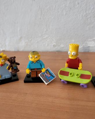 lotto lego minifigures simpson serie 1
