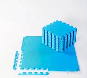 125 tappetini colore  azzurro/celeste  fitness pal