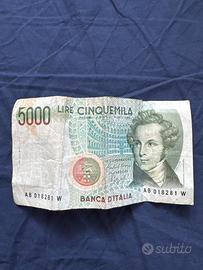 Repubblica italiana 5000 lire