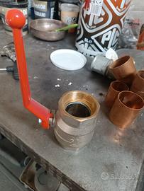 Saracinesca ottone 2 pollici 