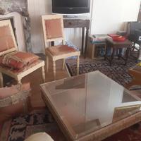 GRANDE TAVOLINO DA SALOTTO IN TERRACOTTA RIVESTITO