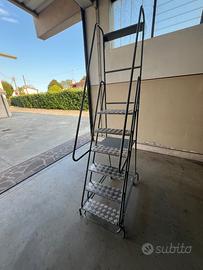 scala da taglio siepe o magazzino