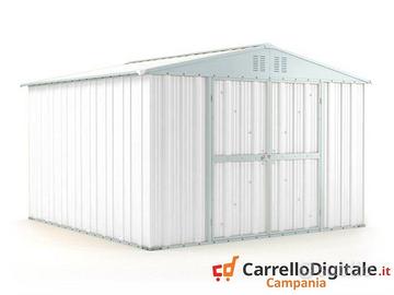 Box struttura lamiera Acciaio 327x307cm bianco