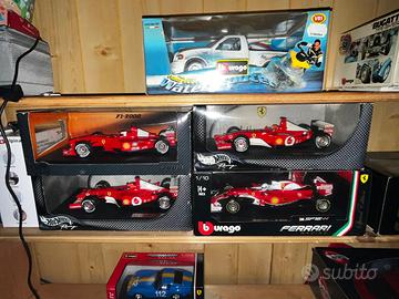 F1 Ferrari 1/18 Hotwheell E Bburago Nuove