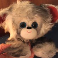 2 cagnolini peluche Vintage occhi grandi