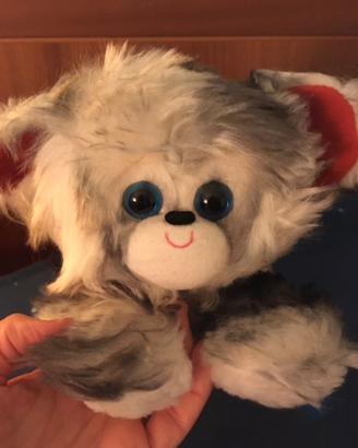 2 cagnolini peluche Vintage occhi grandi