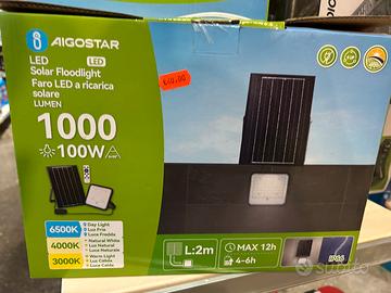 Faretto solare 100 watt