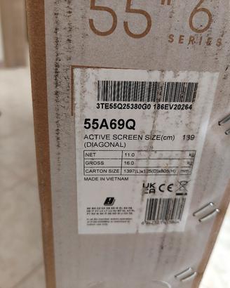 TV 55 pollici Hisense nuova