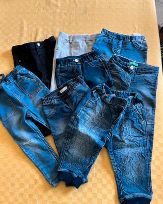 Set jeans e pantaloni bambino 12 mesi