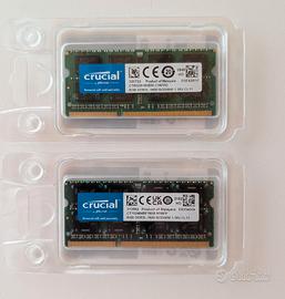 RAM 8GB Crucial  per Notebook
