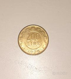 Moneta italiana 200 Lire R 1979  con firma