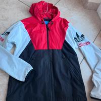 Giacca Impermeabile Adidas Original Vintage S retr