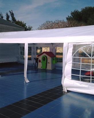 Gazebo professionale in ferro zincato – 12 x 8 m –